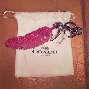 Coach Feather Bag Charm